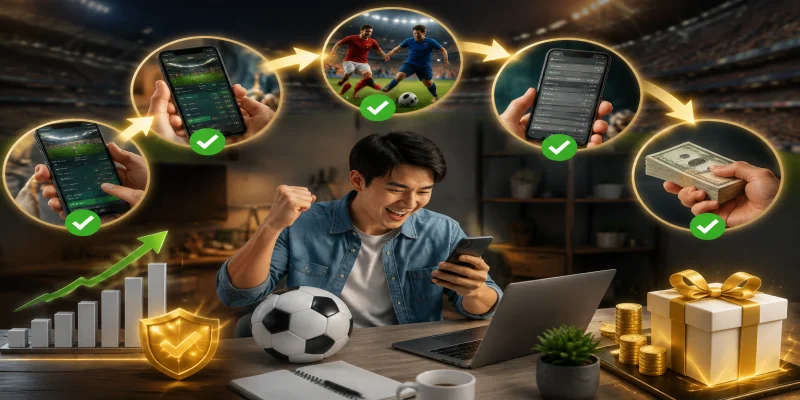 Các bước thực hiện vòng cược hợp lệ để rút tiền khuyến mãi theo đúng chính sách nhà cái.