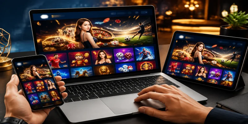 Giao diện trang chủ j88 được tối ưu hóa hiển thị trên cả thiết bị di động và máy tính